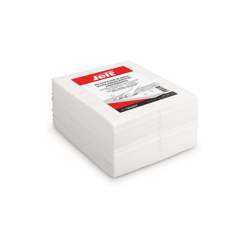 1 Bag of 40 - Jelt Dry Industrial Wipes, Bag of 40