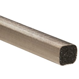 1 pcs - DQU12,7x12,7NI-N5V0-1000, Shielding Strip of Nickel Copper Alloy, PUR With Tape 1m x 12.7mm x 12.7mm