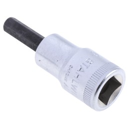 1 pcs - STAHLWILLE 3/8 in Drive Bit Socket, Hex Bit, 6mm, 52 mm Overall Length