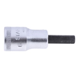 1 pcs - STAHLWILLE 3/8 in Drive Bit Socket, Hex Bit, 6mm, 52 mm Overall Length