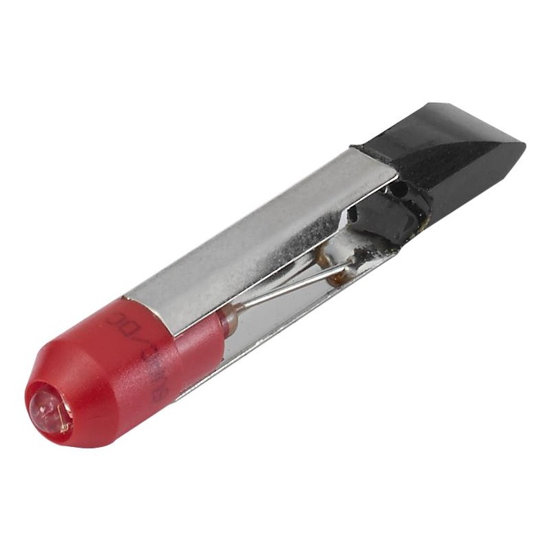 1 pcs - EAO Red LED LED Reflector Bulb, 24V ac/dc, 400mcd