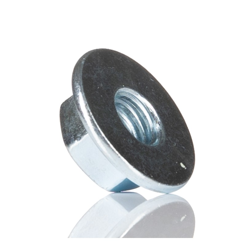 1 Bag of 10 - Bosch Rexroth M8 Flange Nut Connecting Component, Strut Profile 40 mm, 45 mm, 50 mm, 60 mm, Groove Size 10mm