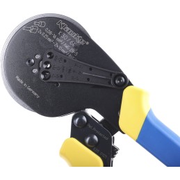 1 pcs - Klauke Hand Ratcheting Crimp Tool for Wire Ferrules, 0.08 - 16mm² Wire
