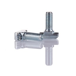 1 Bag of 10 - Bosch Rexroth M8 T-Head Bolt Connecting Component, Strut Profile 40 mm, 45 mm, 50 mm, 60 mm, Groove Size 10mm