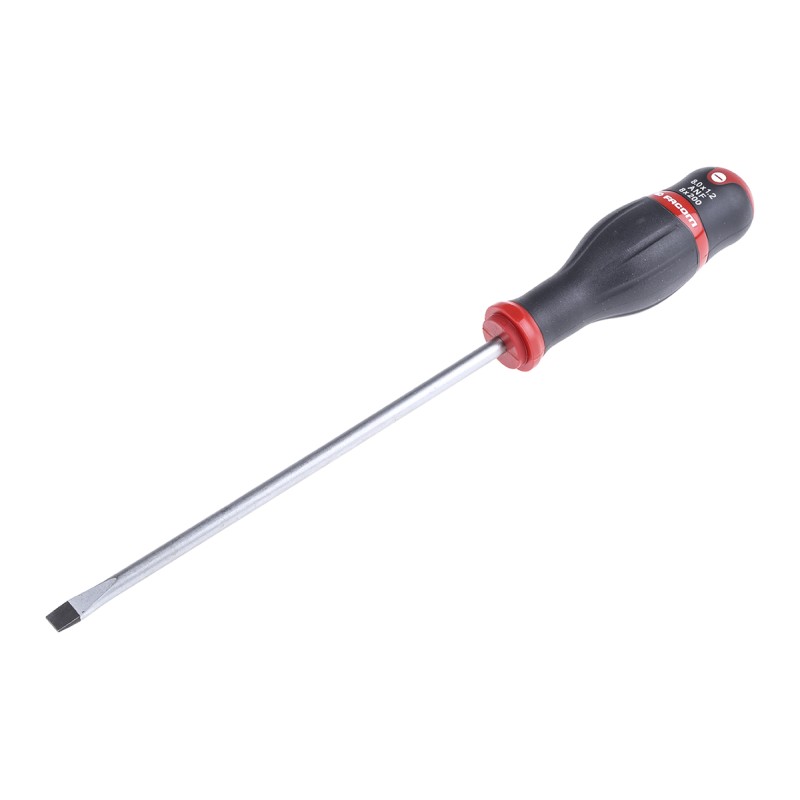 1 pcs - Facom Slotted Screwdriver, 8 x 1.2 mm Tip, 200 mm Blade, 325 mm Overall