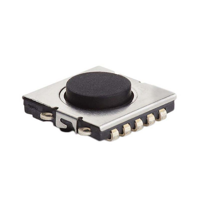 1 Reel of 1000 - IP67 Black Round Tactile Switch, SPST 50 mA 1mm Surface Mount
