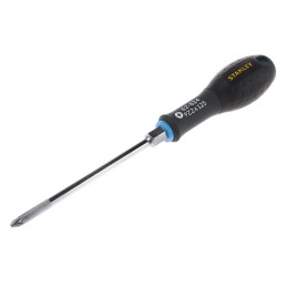 1 pcs - Stanley Pozidriv Screwdriver, PZ2 Tip, 125 mm Blade, 125 mm Overall