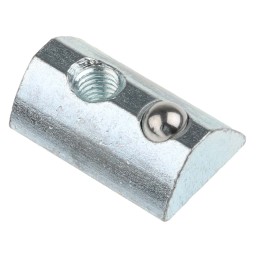 1 Bag of 10 - RS PRO M5 T-Slot Nut Connecting Component, Strut Profile 40 mm, Groove Size 8mm