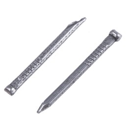 1 Bag of 1 - RS PRO Bright Steel Oval Nails, 25mm x 2mm, 500g Bag