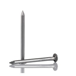 1 Bag of 1 - RS PRO Bright Steel Round Nails, 25mm x 25mm, 500g Bag