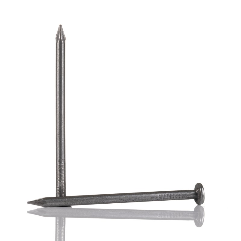 1 Bag of 1 - RS PRO Bright Steel Round Nails, 50mm x 50mm, 500g Bag