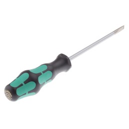 1 pcs - Wera Slotted Screwdriver, 5.5 mm Tip, 125 mm Blade