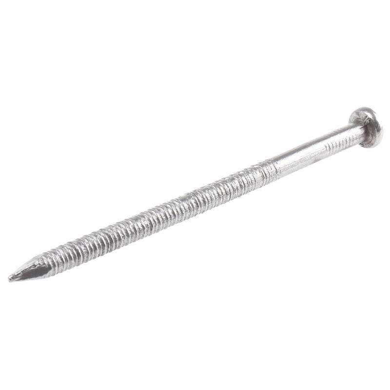 1 Bag of 1 - RS PRO Bright Steel Ring Shank Nails, 100mm x 5mm, 500g Bag