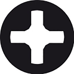 1 pcs - Wera Phillips Insulated Screwdriver, PH3 Tip, 150 mm Blade, VDE/1000V, 262 mm Overall