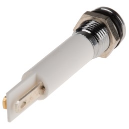 1 pcs - RS PRO Orange Panel Mount Indicator, 110V ac, 8mm Mounting Hole Size, IP67