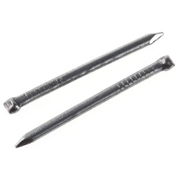 1 Bag of 1 - RS PRO Bright Steel Oval Nails, 40mm x 2.65mm, 500g Bag