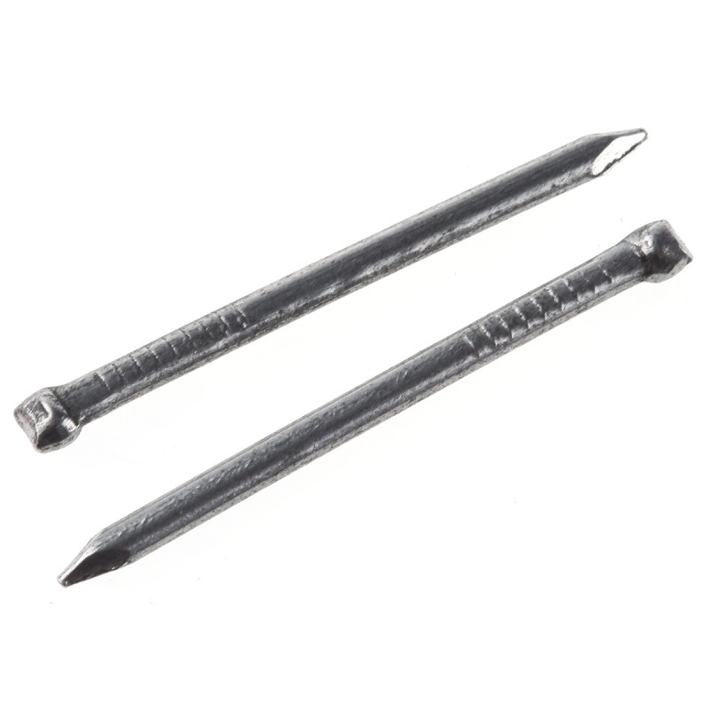 1 Bag of 1 - RS PRO Bright Steel Oval Nails, 40mm x 2.65mm, 500g Bag