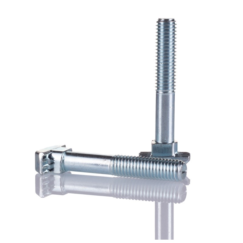 1 Bag of 10 - Bosch Rexroth M8 T-Head Bolt Connecting Component, Strut Profile 40 mm, 45 mm, 50 mm, 60 mm, Groove Size 10mm
