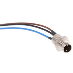 1 pcs - Lumberg Automation Straight Male 3 way M8 to Unterminated Sensor Actuator Cable, 500mm