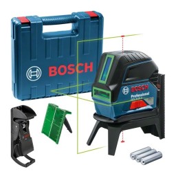 1 pcs - Bosch GCL 2-15 G Green, 2 Line Laser Level