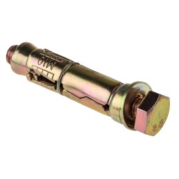 1 Bag of 10 - RS PRO Carbon Steel Shield Anchor Loose Bolt M10 x 60mm, 16mm Fixing Hole