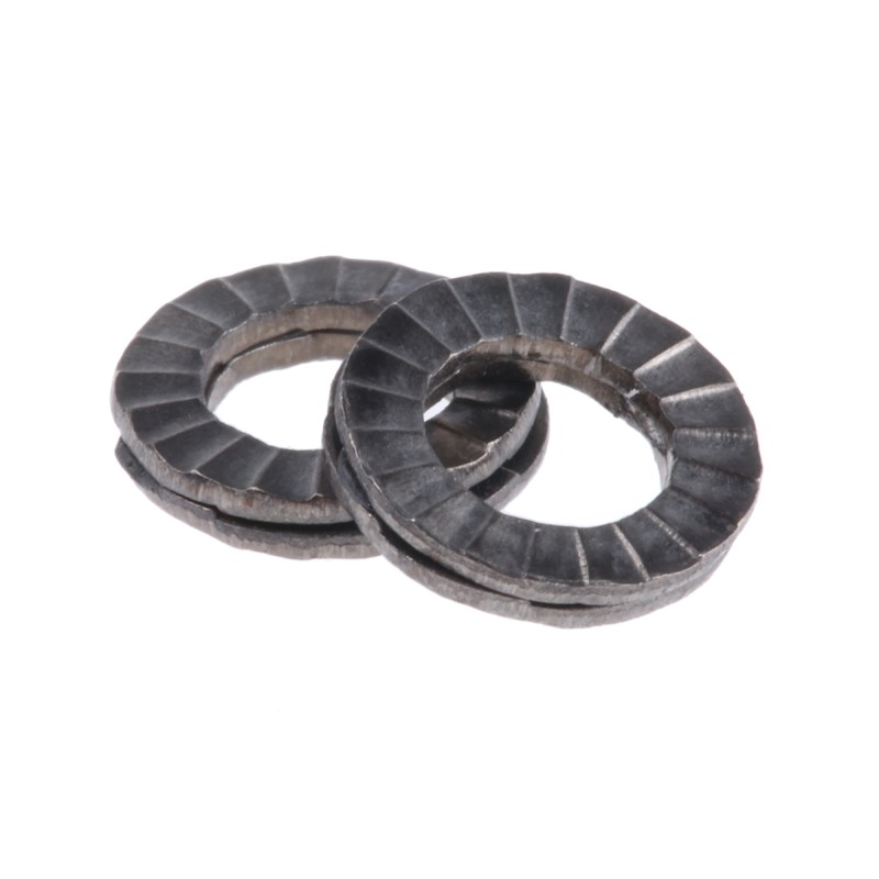 1 Bag of 10 - A4 316 Stainless Steel Wedge Lock Washers, M5