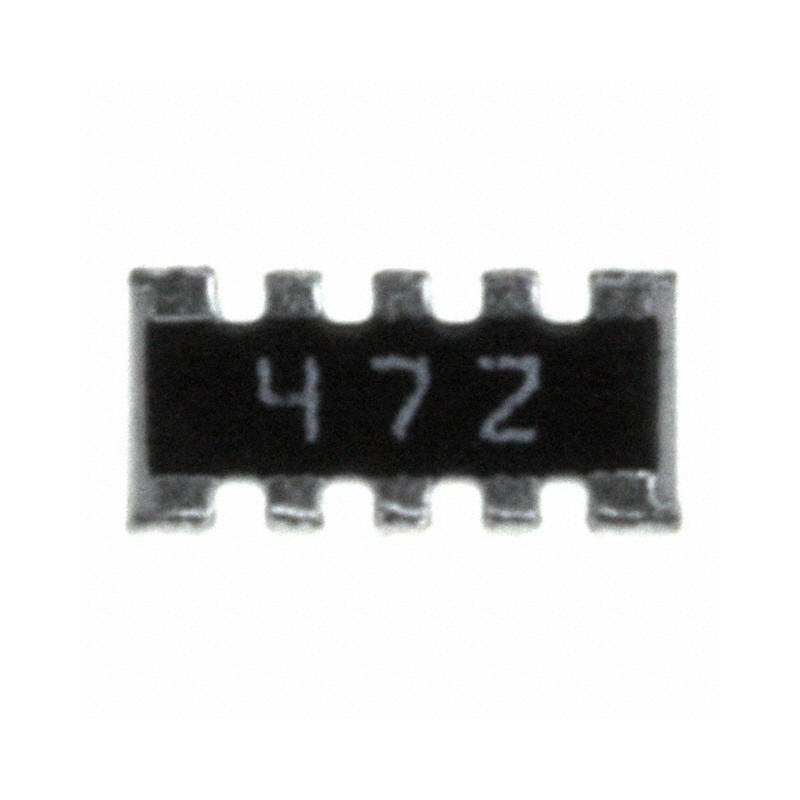 1 pcs : 746X101472JP - RES ARRAY 8 RES 4.7K OHM 1206
