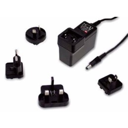 1 pcs - MEAN WELL 18W Plug-In AC/DC Adapter 48V dc Output, 380mA Output