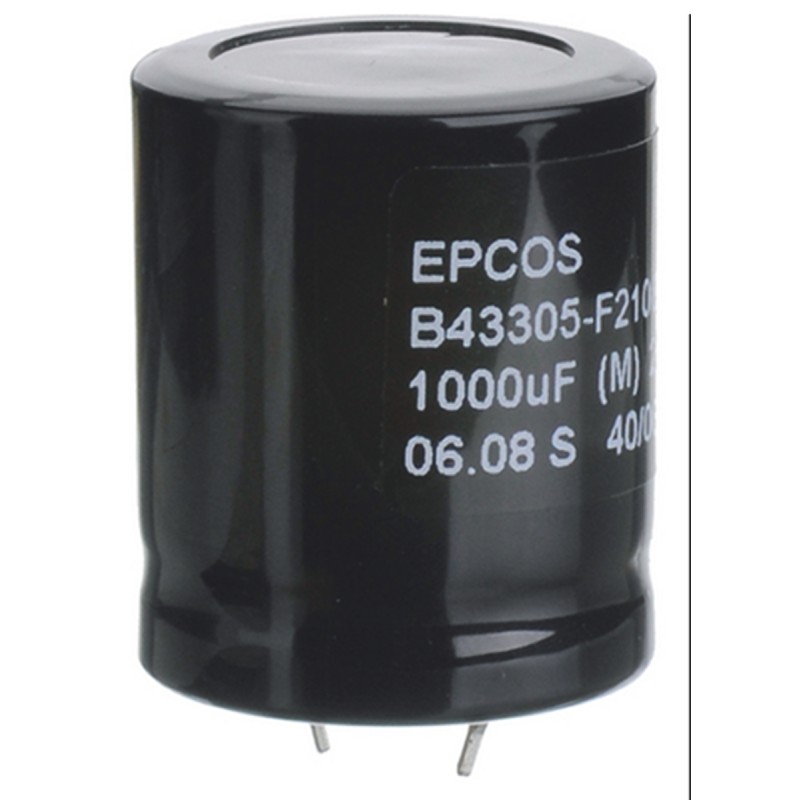 130 pcs - EPCOS 220μF Aluminium Electrolytic Capacitor 450V dc, Snap-In - B43305B5227M000