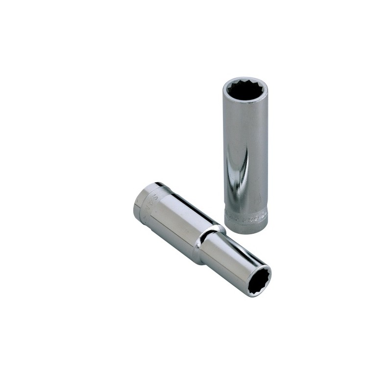 1 pcs - SAM 1/2 in Drive 24mm Deep Socket, 12 point, 82 mm Overall Length