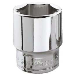1 pcs - Facom 3/8 in Drive 16mm Standard Socket, 6 point, 30 mm Overall Length