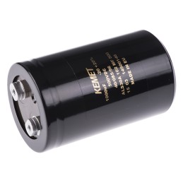 16 pcs - KEMET 1000μF Aluminium Electrolytic Capacitor 500V dc, Screw Terminal - ALS30A102MF500