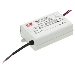 1 pcs - MEAN WELL LED Driver, 24 - 48V Output, 16.8W Output, 350mA Output, Constant Current