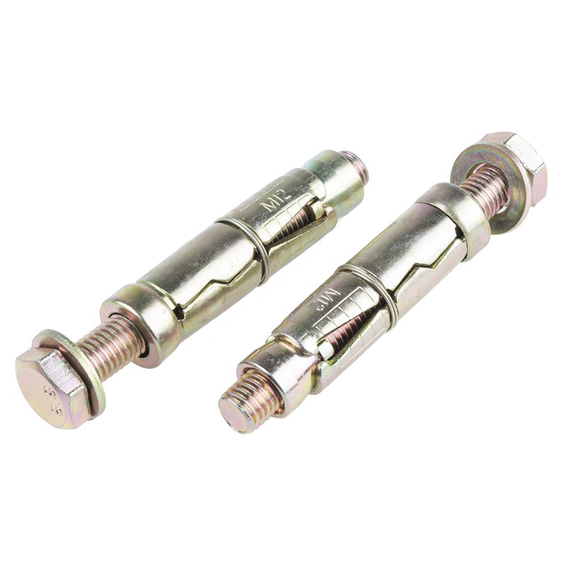 1 Bag of 10 - RS PRO Carbon Steel Shield Anchor Loose Bolt M12 x 75mm, 20mm Fixing Hole