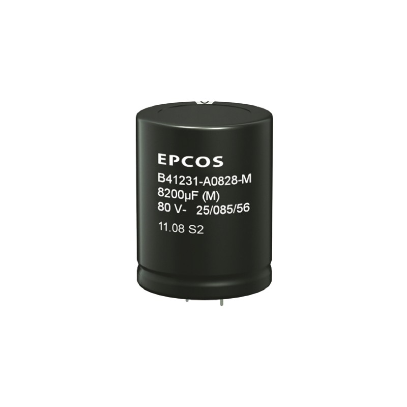 160 pcs - EPCOS 1200μF Aluminium Electrolytic Capacitor 100V dc, Snap-In - B41231A9128M000