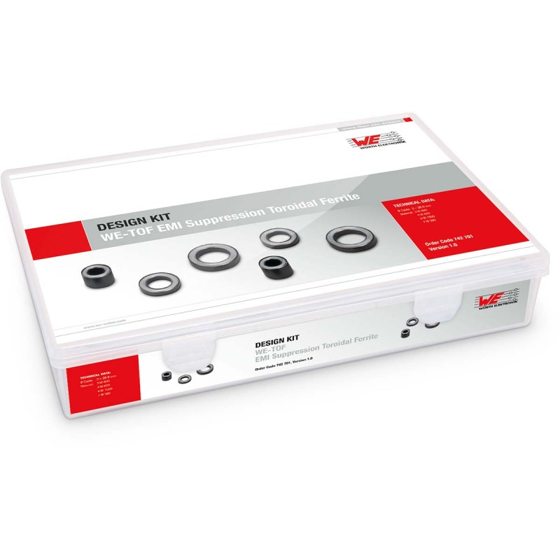 1 pcs - Wurth Elektronik 14 Piece EMI Filter Kit