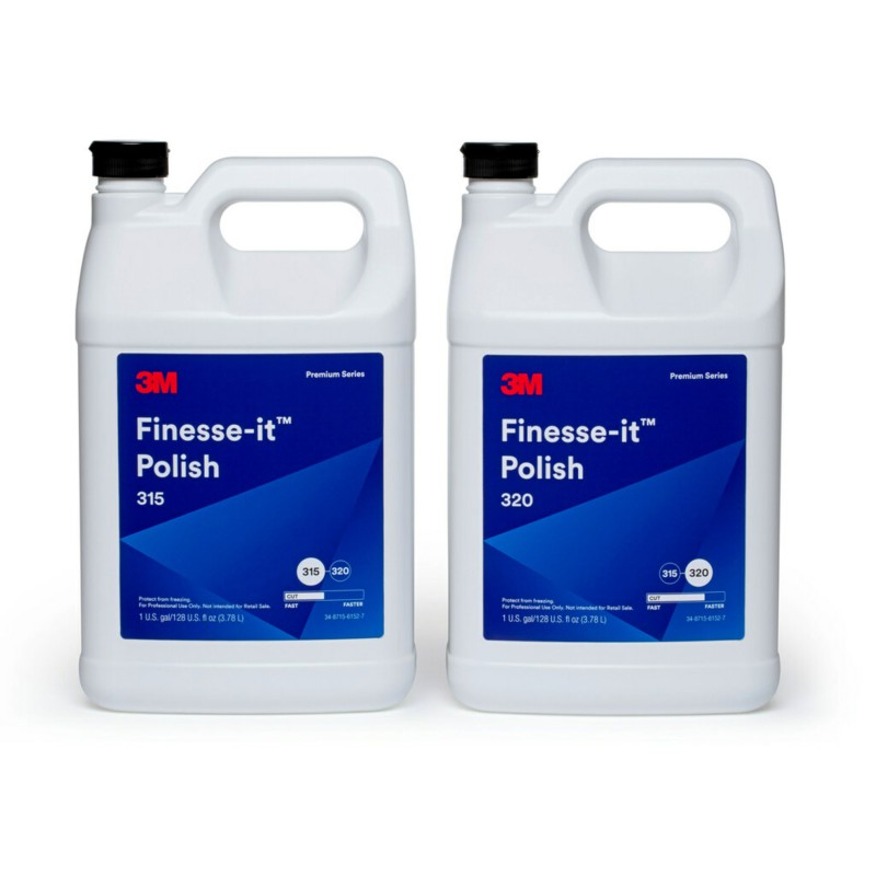 1 Box of 4 - 3M Finesse-it Car Polish 3.785 L Can