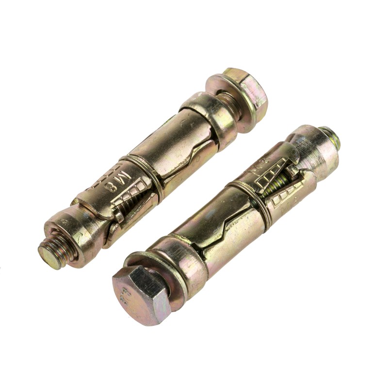 1 Bag of 10 - RS PRO Carbon Steel Shield Anchor Loose Bolt M8 x 50mm, 14mm Fixing Hole