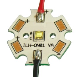 1 pcs - ILS ILH-ON01-STWH-SC211-WIR200., OSLON 80 1+ PowerStar LED Array, 1 White LED (5700K)