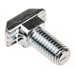 1 Bag of 10 - Bosch Rexroth M8 T-Head Bolt Connecting Component, Strut Profile 40 mm, 45 mm, 50 mm, 60 mm, Groove Size 10mm