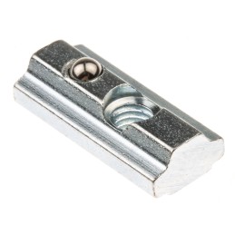 1 Bag of 10 - RS PRO M5 T-Slot Nut Connecting Component, Strut Profile 20 mm, Groove Size 5mm