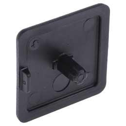 1 Bag of 10 - RS PRO Black End Cap, 30 x 30 mm Strut Profile, 6mm Groove