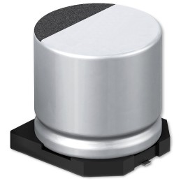 20 pcs - Panasonic 220μF Aluminium Electrolytic Capacitor 10V dc, Surface Mount - EEEFK1A221SP