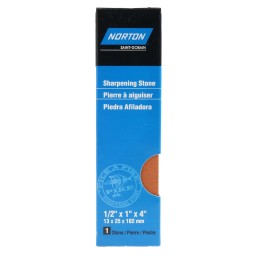 1 pcs - Norton Fine Rectangular Sharpening Stone, 102mm x 25mm x 13mm