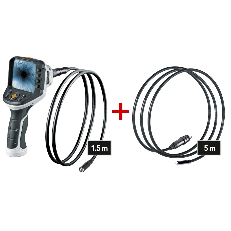 1 pcs - Laserliner 17mm probe Inspection Camera Kit, 1500mm Probe Length, 640 x 480pixelek Resolution, LED Illumination