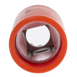1 pcs - ITL Insulated Tools Ltd 1/2 in Drive 15mm Insulated Standard Socket, 12 point, VDE/1000V, 50 mm Overall Length