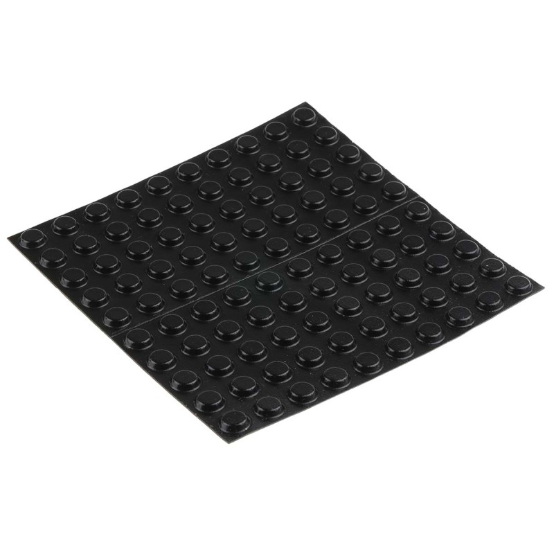 1 Bag of 100 - RS PRO Cylindrical PUR Self Adhesive Feet, 12.7mm diameter x 3.5mm height