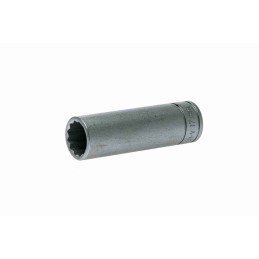 1 pcs - Teng Tools 1/2 in Drive 17mm Deep Socket, 12 point, 79 mm Overall Length