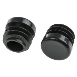 1 Bag of 100 - RS PRO Black Round Tube Plug