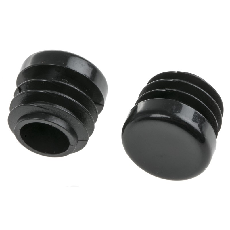 1 Bag of 100 - RS PRO Black Round Tube Plug